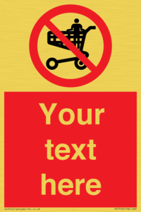 Custom prohibition no standing in trolley